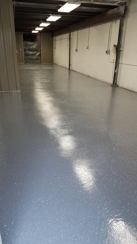 Epoxy Flooring project by LV Construction LLC in Nebraska